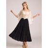 image:imageScarlet Darkness Womens Chiffon Maxi Skirts Renaissance Skirt with Pockets  Elastic High Waist ALine Long Flowy Tiered Skirts for Summer Casual Beach Vacation Ren Faire Cosplay CostumeBlack