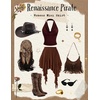 image:imageScarlet Darkness Womens Mini Skirts Renaissance Boho Tiered Layers Skort  Asymmetrical Hem Elastic Waist Ruffle Skort Flowy Y2k Fairy Goth Rave Outfits Country Concert Outfits CasualBrown Orange