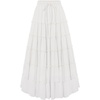 image:imageScarlet Darkness Womens Chiffon Maxi Skirts Renaissance Skirt with Pockets  Elastic High Waist ALine Long Flowy Tiered Skirts for Summer Casual Beach Vacation Ren Faire Cosplay CostumeWhite