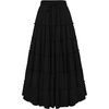 image:imageScarlet Darkness Womens Chiffon Maxi Skirts Renaissance Skirt with Pockets  Elastic High Waist ALine Long Flowy Tiered Skirts for Summer Casual Beach Vacation Ren Faire Cosplay CostumeBlack