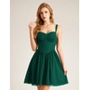 image:imageScarlet Darkness Lace Corset Mini Dress with Pocket Women Teens Grad OutfitDark Green