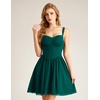 image:imageScarlet Darkness Lace Corset Mini Dress with Pocket Women Teens Grad OutfitEden Green