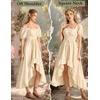 image:imageScarlet Darkness Renaissance Costume Women High Low Summer Corset DressApricot