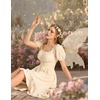 image:imageScarlet Darkness Renaissance Costume Women High Low Summer Corset DressApricot