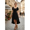image:imageScarlet Darkness Renaissance Costume Women High Low Summer Corset DressBlack
