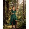 image:imageScarlet Darkness Renaissance Costume Women High Low Summer Corset DressGreen