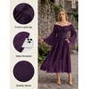 image:imageScarlet Darkness Renaissance Costume Women Off Shoulder Long Sleeve DressDeep Purple
