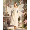 image:imageScarlet Darkness Renaissance Costume Women Ren Faire Dress Fairy DressesOyster White