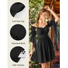 image:imageScarlet Darkness Renaissance Dress Women Off Shoulder Pirate Fairy CostumeBlack