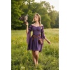 image:imageScarlet Darkness Renaissance Dress Women Off Shoulder Pirate Fairy CostumePurple