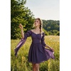 image:imageScarlet Darkness Renaissance Dress Women Off Shoulder Pirate Fairy CostumePurple