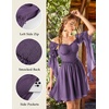 image:imageScarlet Darkness Renaissance Dress Women Off Shoulder Pirate Fairy CostumePurple