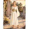 image:imageScarlet Darkness Renaissance Dress Women Peasant Medieval Pirate CostumeOyster White
