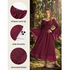 image:imageScarlet Darkness Renaissance Dress Women Peasant Medieval Pirate CostumeWine