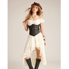 image:imageScarlet Darkness Women Corset Belt Renaissance Underbust Mesh Wide CorsetBlack