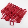 image:imageScarlet Darkness Women Corset Belt Renaissance Underbust Mesh Wide CorsetDark Red