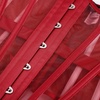 image:imageScarlet Darkness Women Corset Belt Renaissance Underbust Mesh Wide CorsetDark Red