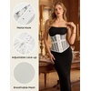 image:imageScarlet Darkness Women Corset Belt Renaissance Underbust Mesh Wide CorsetWhite