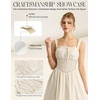 image:imageScarlet Darkness Women Corset Midi Dress Homecoming Cocktail Party SundressCream