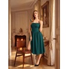 image:imageScarlet Darkness Women Corset Midi Dress Homecoming Cocktail Party SundressEmerald Green