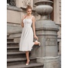 image:imageScarlet Darkness Women Corset Midi Dress Homecoming Cocktail Party SundressIvory White