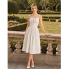 image:imageScarlet Darkness Women Corset Midi Dress Homecoming Cocktail Party SundressIvory White