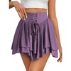 image:imageScarlet Darkness Mini Skirt for Women Renaissance Pirate Layered SkirtsDeep Purple