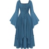 image:imageScarlet Darkness Renaissance Costume Women Ren Faire Dress Fairy DressesDeep Peacock Blue