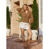 image:imageScarlet Darkness Renaissance Shirt Women Long Sleeve V Neck Peasant TopsAutumnal