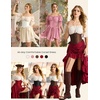 image:imageScarlet Darkness Women Corset Belt Renaissance Underbust Pirate Waist BeltPink