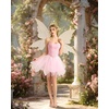 image:imageScarlet Darkness Corset Tops for Women Going Out Bustier TopsBlush Pink