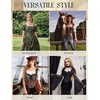 image:imageScarlet Darkness Women Corset Top Renaissance Pirate Costume Boned BustierBlackgold