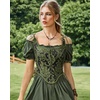 image:imageScarlet Darkness Women Corset Top Renaissance Pirate Costume Boned BustierBlackgreen
