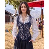 image:imageScarlet Darkness Women Corset Top Renaissance Pirate Costume Boned BustierBlue Print