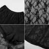 image:imageScarlet Darkness Womens Lace Sheer Long Maxi Skirt A Line Gothic SkirtBlack