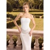image:imageScarlet Darkness Womens Strapless Tube Corset Bustier LaceUp Crop TopsIvory White