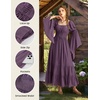image:imageScarlet Darkness Renaissance Costume Women Bell Sleeve Medieval Dress MaxiViolet