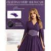 image:imageScarlet Darkness Renaissance Costume Women Maxi Witch Fairy Corset DressPurple