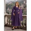 image:imageScarlet Darkness Renaissance Costume Women Maxi Witch Fairy Corset DressPurple