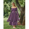 image:imageScarlet Darkness Renaissance Costume Women Medieval Bell Sleeve Maxi DressPurple