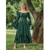 image:imageScarlet Darkness Renaissance Costume Women Medieval Bell Sleeve Maxi DressVerdant Green