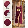 image:imageScarlet Darkness Renaissance Costume Women Medieval Witch Corset DressWine