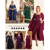 image:imageScarlet Darkness Renaissance Costume Women Medieval Witch Corset DressWine