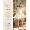 image:imageScarlet Darkness Renaissance Costume Women Off Shoulder Mini Fairy DressBeige