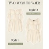 image:imageScarlet Darkness Renaissance Costume Women Off Shoulder Mini Fairy DressBeige