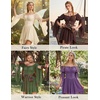 image:imageScarlet Darkness Renaissance Costume Women Off Shoulder Mini Fairy DressBeige