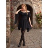 image:imageScarlet Darkness Renaissance Costume Women Off Shoulder Mini Fairy DressBlack