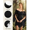 image:imageScarlet Darkness Renaissance Costume Women Off Shoulder Mini Fairy DressBlack