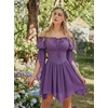 image:imageScarlet Darkness Renaissance Costume Women Off Shoulder Mini Fairy DressPurple