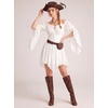 image:imageScarlet Darkness Renaissance Costume Women Off Shoulder Mini Fairy DressWhite